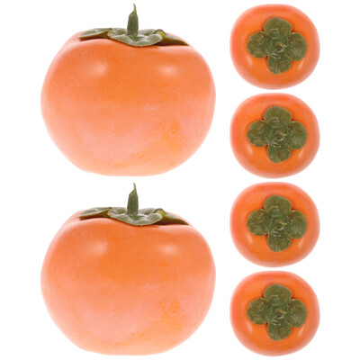 6 buc. Fructe false Recuzită de curmal Ornament Model Spumă Simulare decorativă