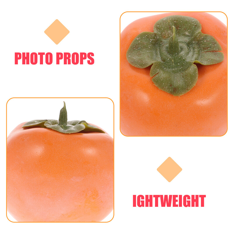 6 buc. Fructe false Recuzită de curmal Ornament Model Spumă Simulare decorativă