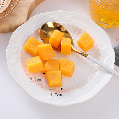 Simulācija Augļu šķēles Mākslīgais ābols Citrons Mango Arbūzs Ledus Kubi Yangberry Aveņu Modelis Viltus šaušanas rekvizīti 10gab/part.