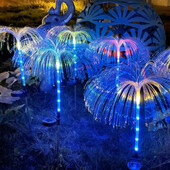 NOU LED-uri Meduze Lumină solară Meduze Culori luminoase multicolore utilizate pentru lumini decorative de atmosferă în curti Grădina de gazon