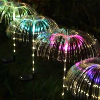 ΝΕΑ LED Jellyfish Solar Light Jellyfish Πολύχρωμα ανοιχτόχρωμα χρώματα που χρησιμοποιούνται για διακοσμητικά φώτα ατμόσφαιρας στον κήπο με γκαζόν αυλές