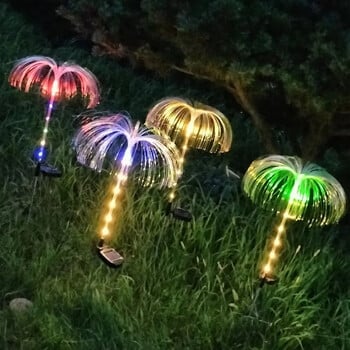 ΝΕΑ LED Jellyfish Solar Light Jellyfish Πολύχρωμα ανοιχτόχρωμα χρώματα που χρησιμοποιούνται για διακοσμητικά φώτα ατμόσφαιρας στον κήπο με γκαζόν αυλές