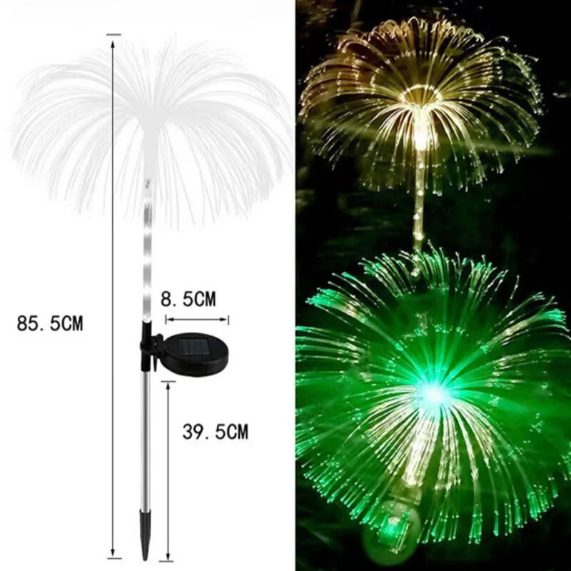 NOU LED-uri Meduze Lumină solară Meduze Culori luminoase multicolore utilizate pentru lumini decorative de atmosferă în curti Grădina de gazon