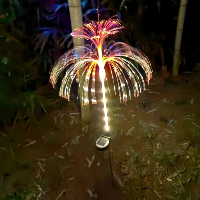NOU LED-uri Meduze Lumină solară Meduze Culori luminoase multicolore utilizate pentru lumini decorative de atmosferă în curti Grădina de gazon