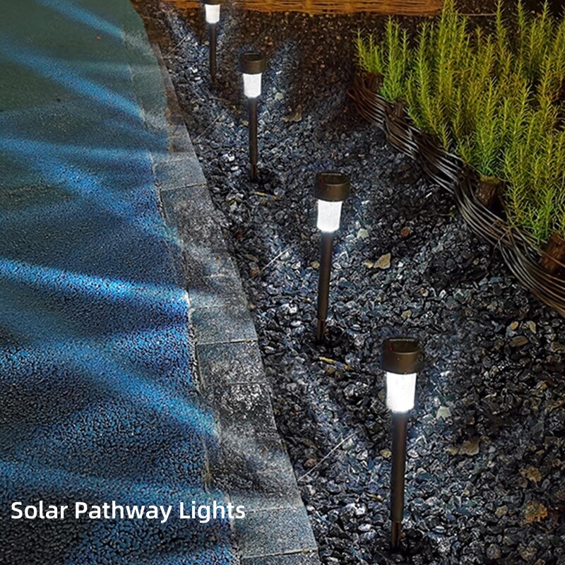 4db napelemes járdalámpák kültéri vízálló napenergiával működő tájkerti lámpák energiahatékony lámpák füves sétányhoz