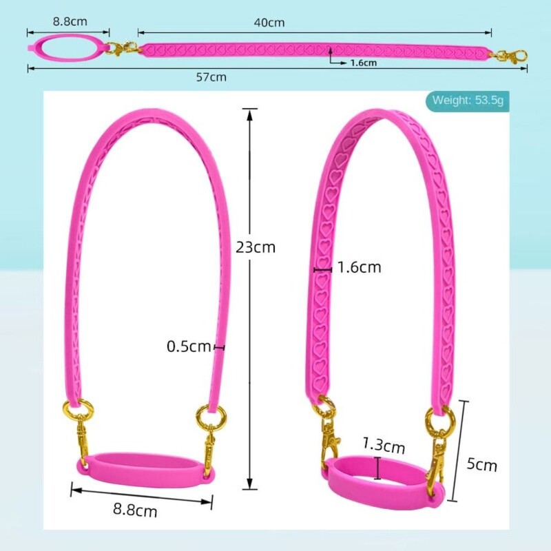 ar siksnu, silikona ūdens pudeles rokturi, der 8-40oz pudelēm ūdens pudeles piederumiem ūdens pudeles silikona virvei