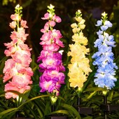 Napelemes kerti fényszimuláció széljelző kerti világítás kültéri lakberendezési világítás, légköri fény, napelemes tájfény