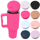 Korduvkasutatav trumli kate, lekkekindel vahetatav trumli ümberpööratav õlgkaanega pritsmekindel korduvkasutatav kõrrekork Stanley 40 untsi tassi jaoks