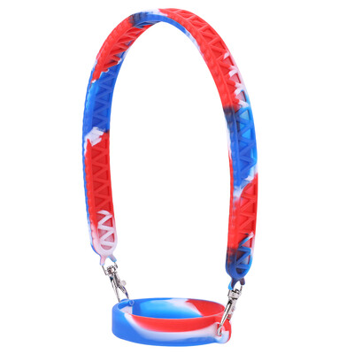 Silikoonist veepudeli käepide sobib 8-40 untsi pudelitele veepudeli rihmaga veepudelihoidja Stanley tassi tarvikute jaoks