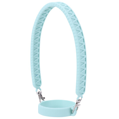 Silikoonist veepudeli käepide sobib 8-40 untsi pudelitele veepudeli rihmaga veepudelihoidja Stanley tassi tarvikute jaoks