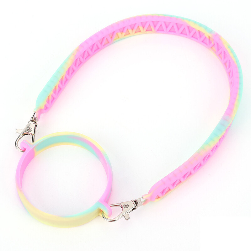 Silikoonist veepudeli käepide sobib 8-40 untsi pudelitele veepudeli rihmaga veepudelihoidja Stanley tassi tarvikute jaoks