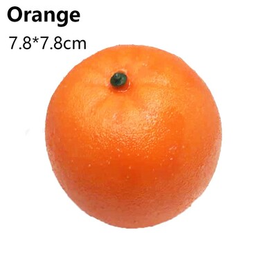 Élelmiszermodell Otthon Asztali Dísz Esküvői Kellékek Mesterséges Alma Élethű Narancs Hamis Barack Citrom Szimulációs Gyümölcsök