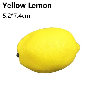 Élelmiszermodell Otthon Asztali Dísz Esküvői Kellékek Mesterséges Alma Élethű Narancs Hamis Barack Citrom Szimulációs Gyümölcsök