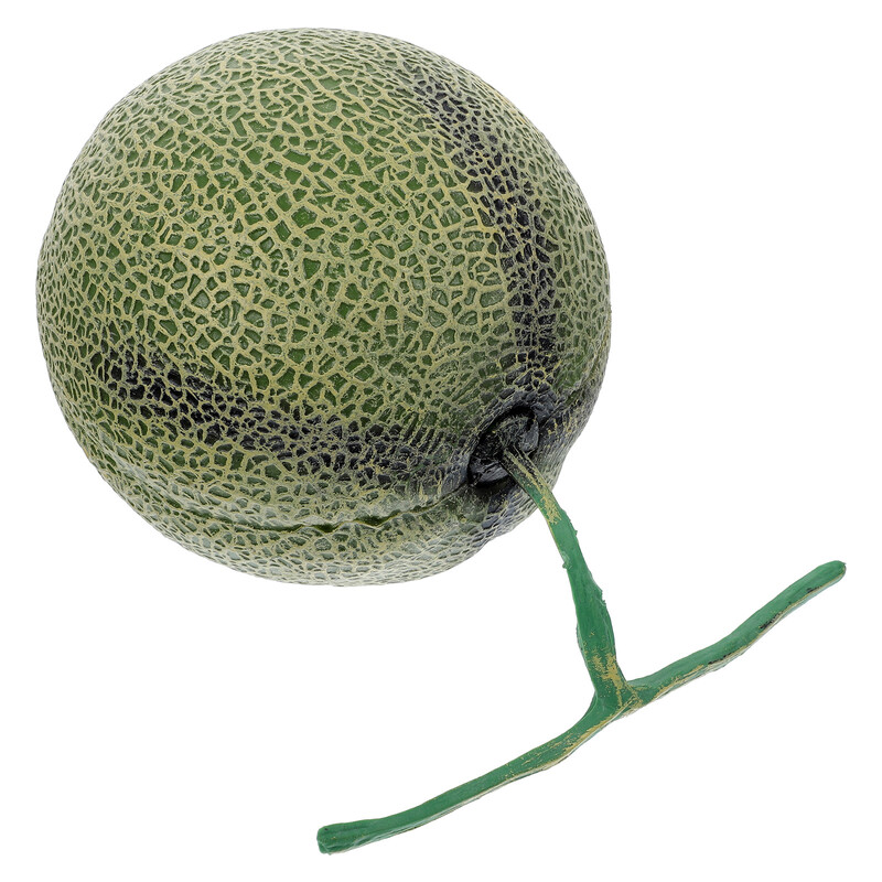 Modeliuojantis vaisių modelis Plastikinis melionės ornamentas Dirbtinis amatų darbastalio langas Realus Prop Faux Decor