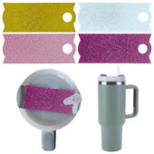 Blizganti vardinė akrilo vardinė lentelė, blizganti vardinė etiketė, skirta Stanley 40 uncijų stiklinei su rankena