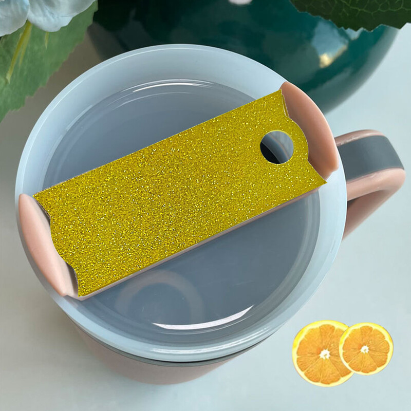 Blizganti vardinė akrilo vardinė lentelė, blizganti vardinė etiketė, skirta Stanley 40 uncijų stiklinei su rankena