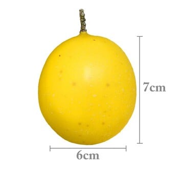 Διακόσμηση τεχνητών φρούτων Lifelike Passion Fruit Golden Berry Decorative For DIY Photography Prop Ρεαλιστική διακόσμηση τεχνητών φρούτων