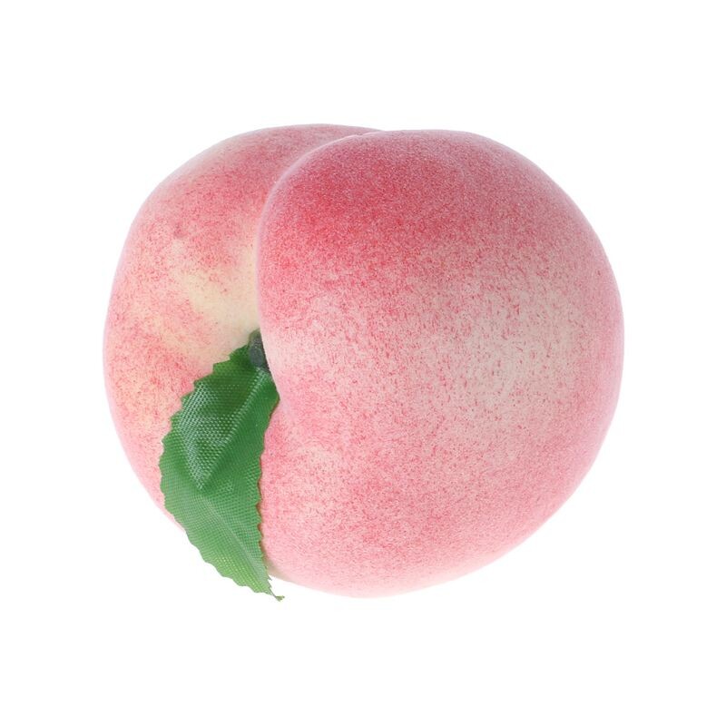 Tikroviškas dirbtinis plastikinis persikų netikrų vaisių ekrano dekoras C