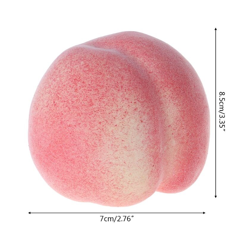 Tikroviškas dirbtinis plastikinis persikų netikrų vaisių ekrano dekoras C