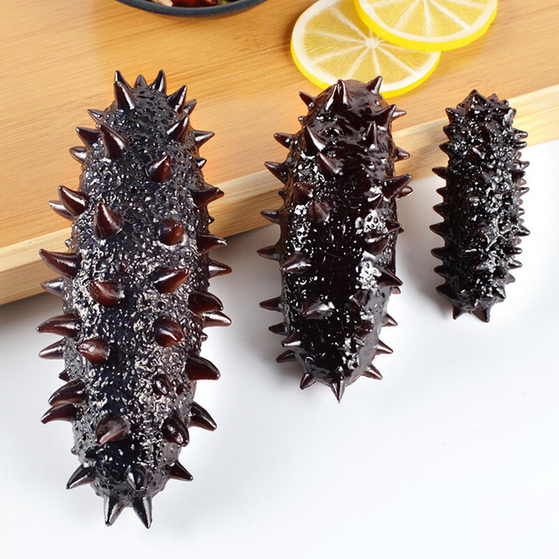 Hamis tengeri uborka valósághű szimuláció tengeri uborka kelléke Élethű tengeri étel kellék