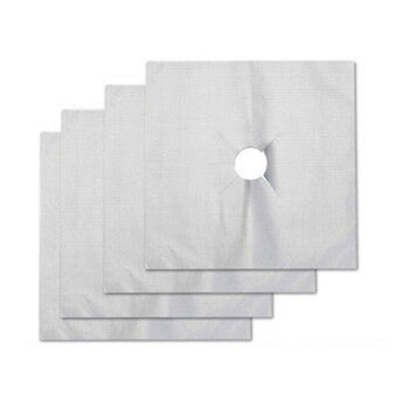 4vnt Virtuvės dujinės viryklės degiklis Daugkartinio naudojimo apsauginis įdėklas Valymo padėklo dangtelis Virtuvės dujinės viryklės priedai