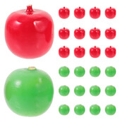 100 gab. Simulācija Augļu veikala dekors Āboli Ziemassvētki Mākslīgie Mājas Spilgts Modelis Dārzeņi