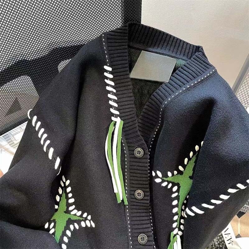 Cardigan cu franjuri Pulover largi Top unisex de primăvară și toamnă Design nou Sense Nișă Hip Hop Jachetă versatilă Ins Trendy Brand