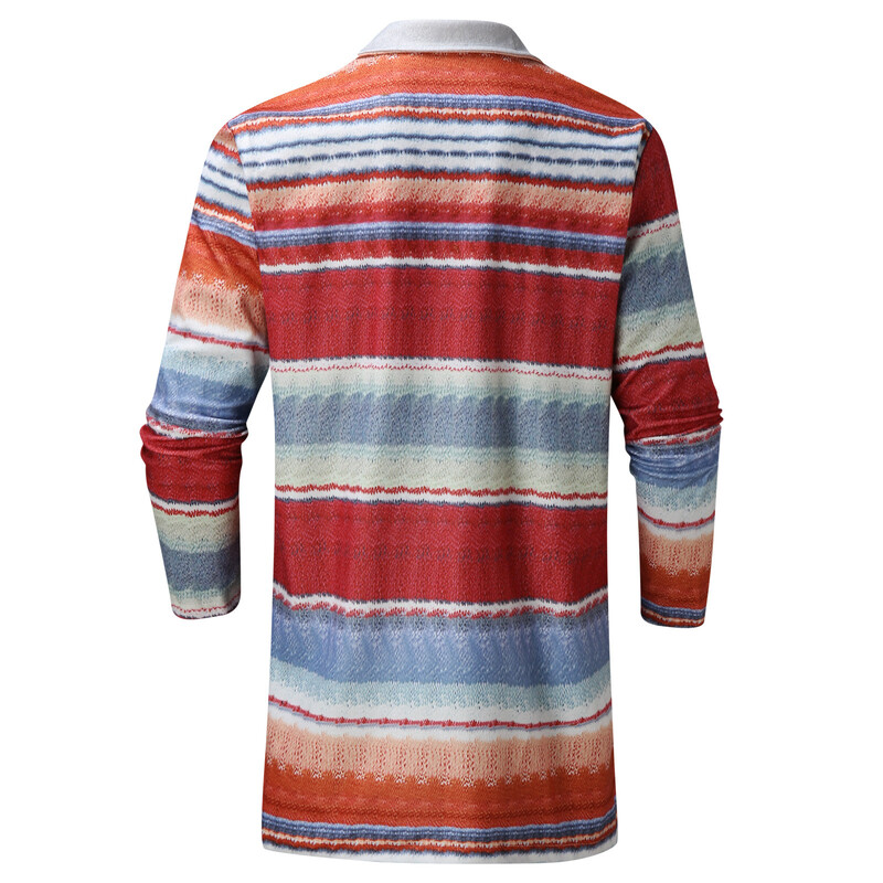 Žiemos mados vilnos mišiniai Paltai Vyriški švarkai Stori ilgomis rankovėmis megztiniai paltai šiltai stovi apykaklė rudens banga Laisva vėjo striukė