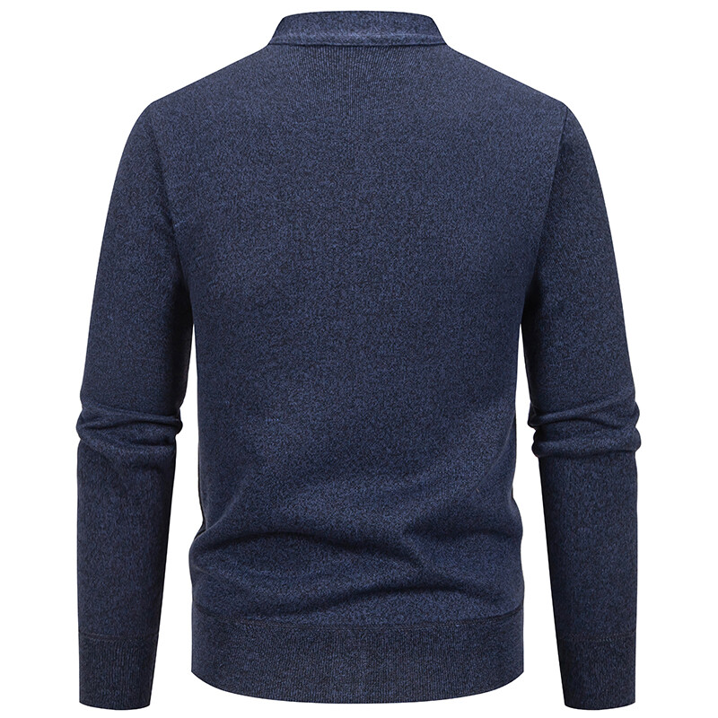 Új őszi Férfi V-nyakú üzleti alkalmi kardigánok Kötöttáru Pulóverek Kiváló minőségű Férfi Felsőruházat Vékony pulóverek Kardigánok XXL-es méret