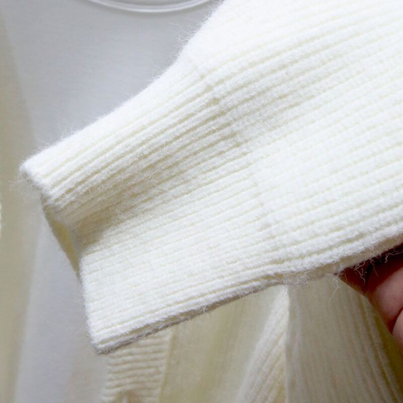 sügistalvel meeste vaba vabaaja ühevärviline kampsun lhomme lihtne kudumismantel meeste v-kaelusega jakk välisriided