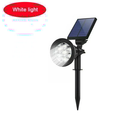 Napelemes spotlámpák kültéri IP65 vízálló, 7 LED-es spotlámpák fényereje állítható a kerti háztáji felhajtóhoz, terasz törvényi dekorációhoz