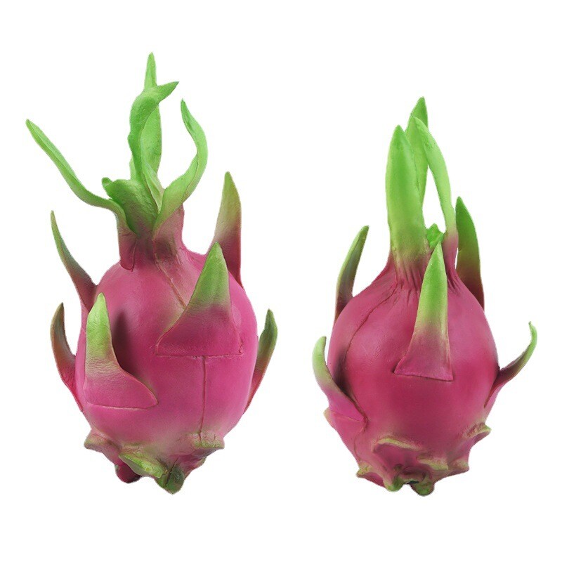 Szimuláció műgyümölcs PU szimuláció sárkánygyümölcs korai oktatás fotózás kellékek ablakmodell hamis sárkánygyümölcs haza