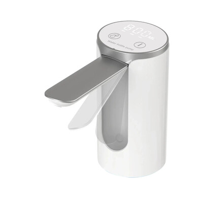 Jauns bezvadu elektrisks ūdens pudeles sūknis, uzlādējams ūdens mucas mazs sūkšanas sūknis ar LED displeju 3 kvantitatīvie iestatījumi