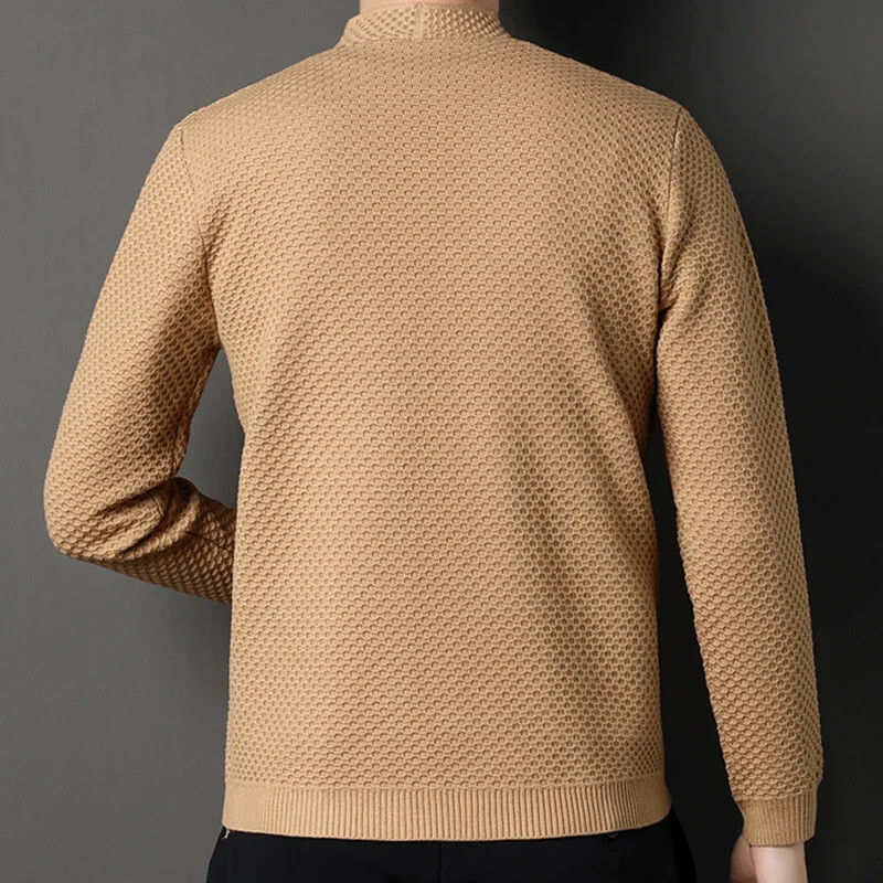 Kiváló minőségű férfi új tavaszi és őszi kardigán divat, alkalmi kardigán férfi ruhák