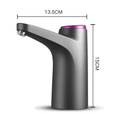 Elektromos vízadagoló palackos szivattyú USB töltő automata vízadagoló ivószivattyú 360 fokos elforgatás utazáshoz