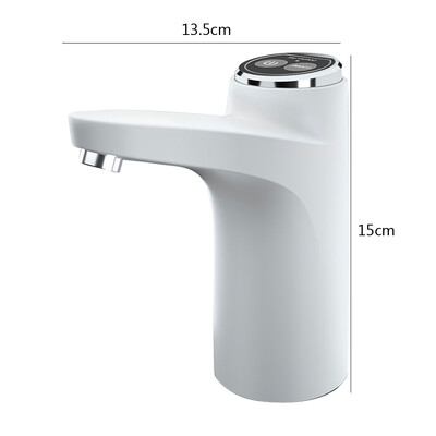 Elektromos vízadagoló palackos szivattyú USB töltő automata vízadagoló ivószivattyú 360 fokos elforgatás utazáshoz