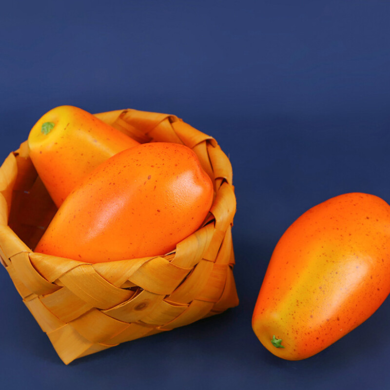 Dzeltenā papaijas viltus ornamenta modelis rudens simulācijas pu līme Lifelike Lovers