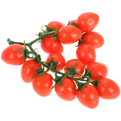 Imitēti augļu iesmi Putu viltoti rekvizīti Mākslīgie tomāti Mākslīgie augļi Dekors Mājas Augs Aveņu stublāji Dzīvīgi ķiršu tomāti
