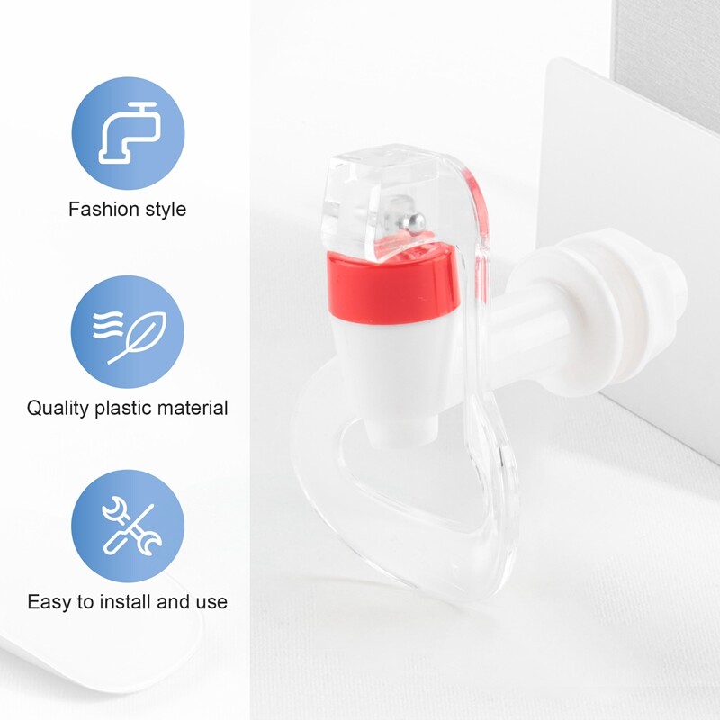 Vandens dozatoriaus pakaitinis stumdomas maišytuvas – šalto ir karšto vandens vamzdis, mėlynas ir raudonas pakuotė