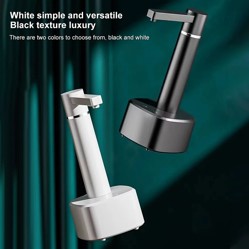 5 gallonos asztali vizespalack-adagoló automata vízpumpa USB töltő elektromos vízadagoló, automatikus kikapcsolás 1,5 m-es tömlővel