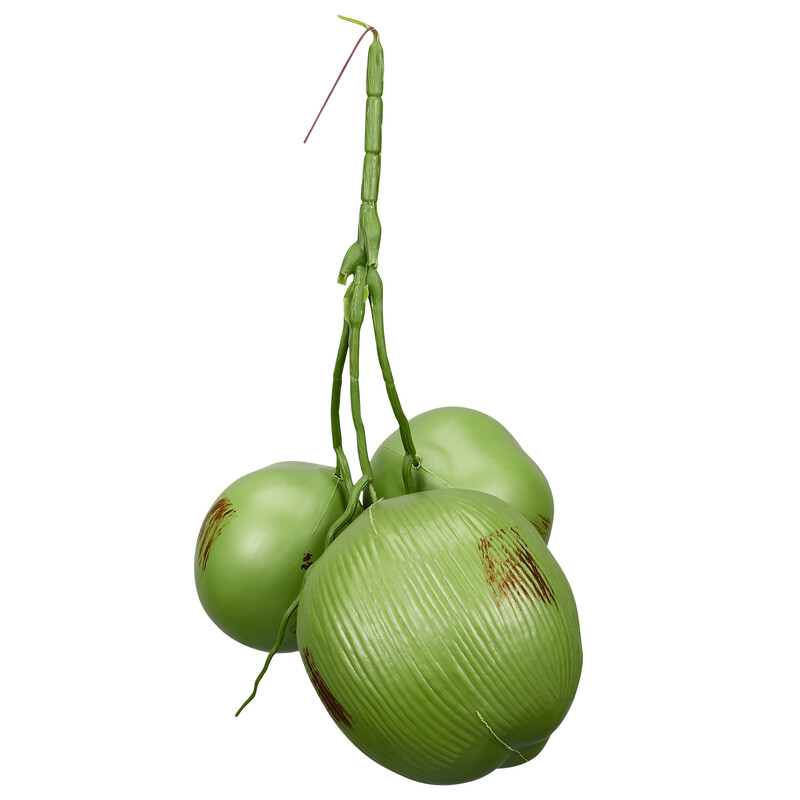 Ķirbju rotājumi brīvā dabā Mākslīgie kokosriekstu augļi rotaļlietas Foto rekvizīti Koks Kokosrieksti Rotājumi Tropu ballīšu baseins