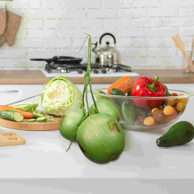 Ķirbju rotājumi brīvā dabā Mākslīgie kokosriekstu augļi rotaļlietas Foto rekvizīti Koks Kokosrieksti Rotājumi Tropu ballīšu baseins