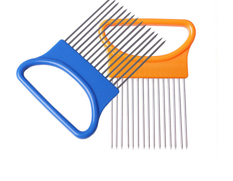 Nauji virtuvės prietaisai Svogūnų pjaustyklė Pomidorų Daržovės Safe Šakutė Daržovės Pjaustymas Pjovimo įrankiai Namų apyvokos reikmenys virtuvė