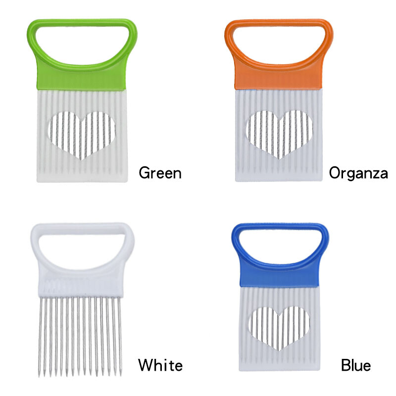 Nauji virtuvės prietaisai Svogūnų pjaustyklė Pomidorų Daržovės Safe Šakutė Daržovės Pjaustymas Pjovimo įrankiai Namų apyvokos reikmenys virtuvė