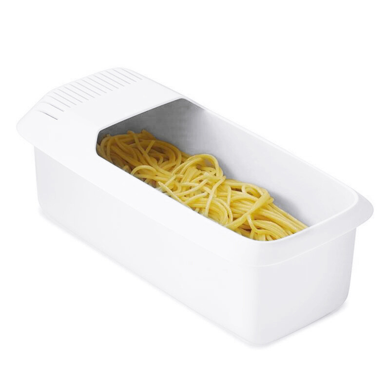 Mikrobangų makaronų makaronų viryklė su sieteliu Ekologiškas plastikinis spagečių daržovių garintuvas indaplovės virtuvės priedai Nauji