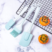 3 vnt. / rinkinys silikoninis grandiklis Kūrybiškumo kepimo įrankiai „pasidaryk pats“ duonos pyragas sviestinis kremas Mentele aliejaus šepetėlis virtuvės kepimo įtaisas