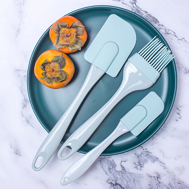 3 vnt. / rinkinys silikoninis grandiklis Kūrybiškumo kepimo įrankiai „pasidaryk pats“ duonos pyragas sviestinis kremas Mentele aliejaus šepetėlis virtuvės kepimo įtaisas