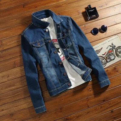 Pavasario rudens džinsinė striukė vyrams 2023 m. Naujo stiliaus japoniška madinga prekės ženklo laisvai priglundanti, kelios kišenės darbo drabužiai