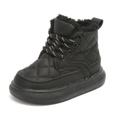 Rudens Ziemas Bērnu Zābaki Silti Plīša Zābaki Zēniem Toddler Meiteņu Zābaki Mode Clith Bērnu Ikdienas apavi Zēniem Meiteņu Zābaki bērniem