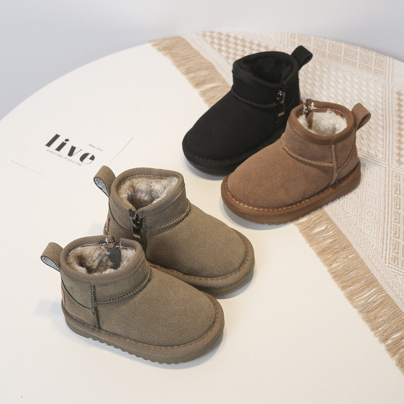 12-16 cm-es téli csizma tipegő lányoknak fiúknak baba hócsizmák csecsemőknek, vízálló sétálóknak, csúszásgátlós kültéri cipőknek